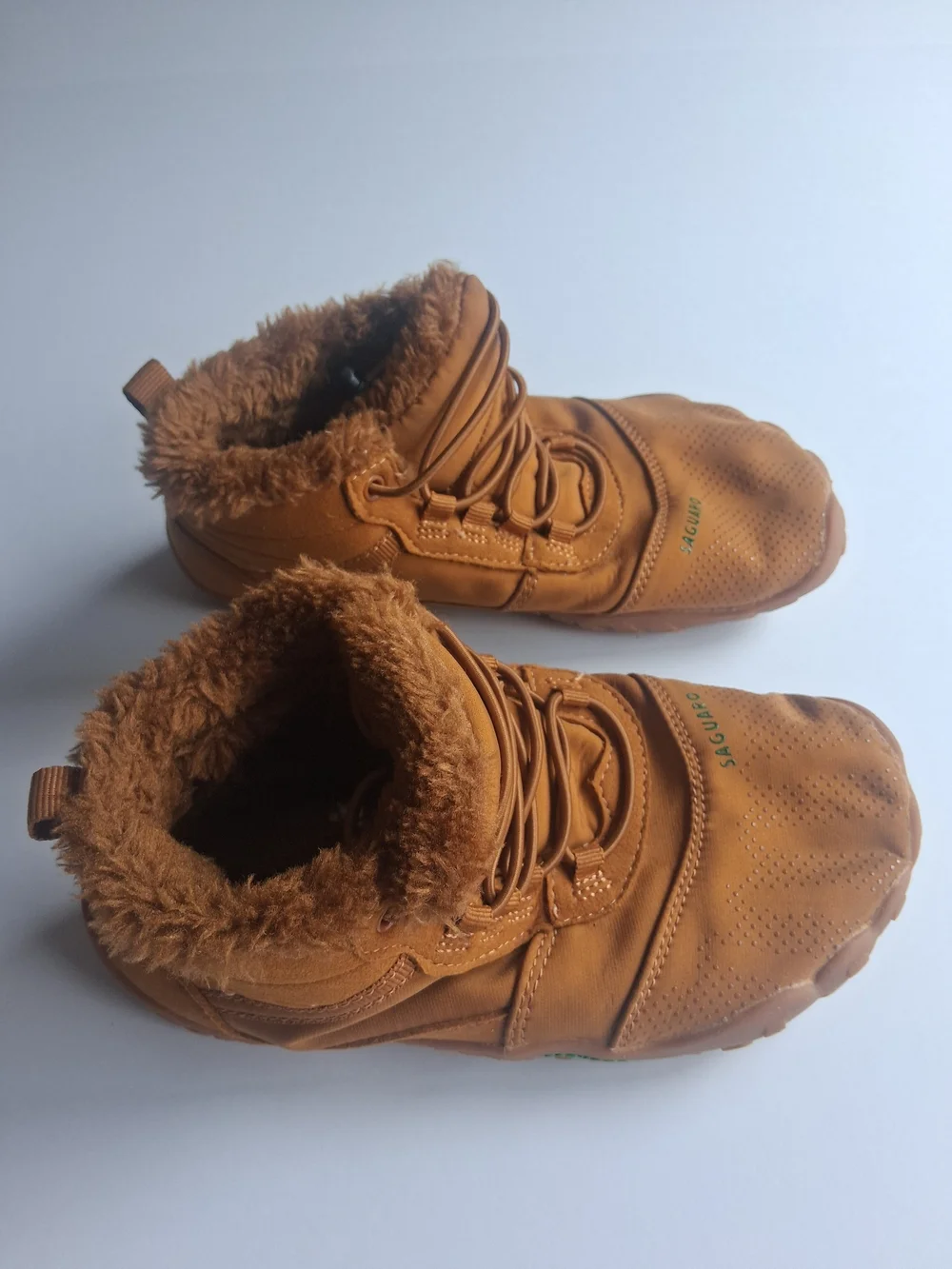 Saguaro Kids' Tan Faux-Fur Winter Boots